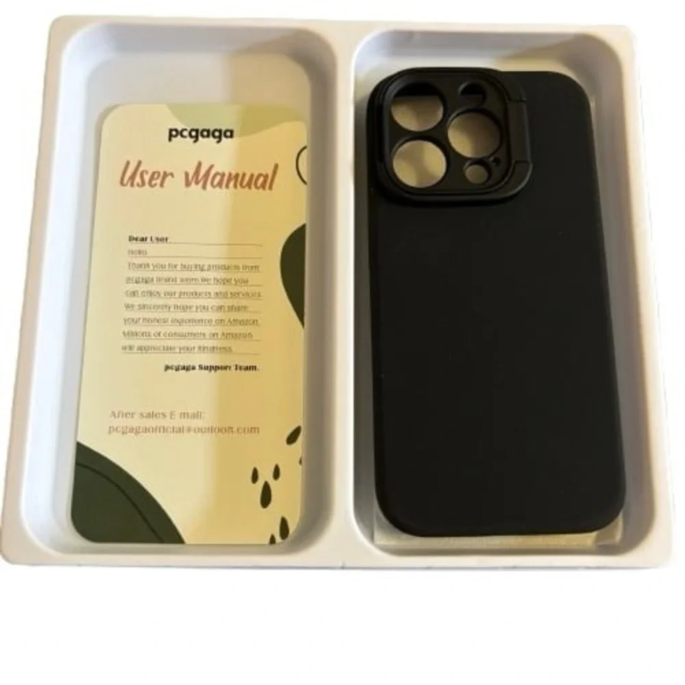 iPhone 15‎ Pro 6.1 Silicone Case NEW Stand and Screen Protector
